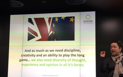 advantageSPRING CEO delivers negotiation and Brexit keynote speech to 150 at Bloomberg HQ