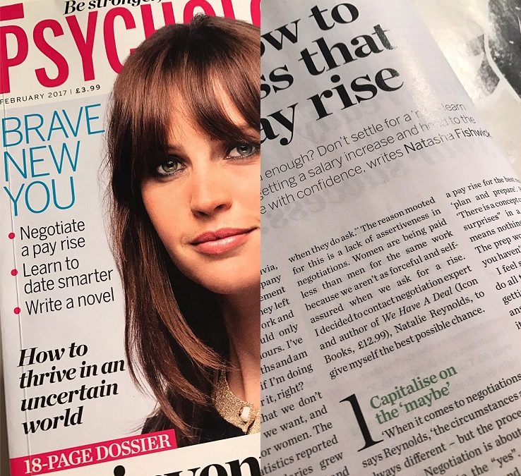 advantageSPRING cover feature for Psychologies magazine